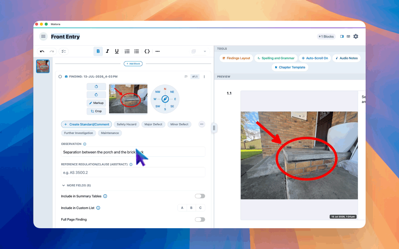Create and use finding tags